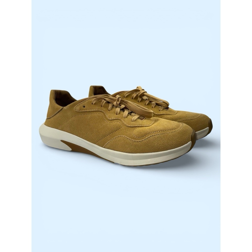 Size 10.5 - OluKai Koheo Golden Sand Suede Sneakers Men NWOT NWOB